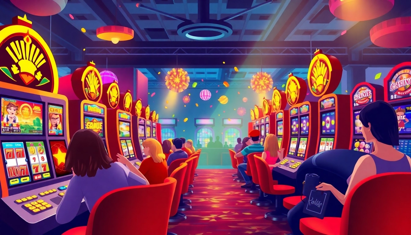 Engage with สล็อต777 slot machines offering colorful graphics and a thrilling casino atmosphere.